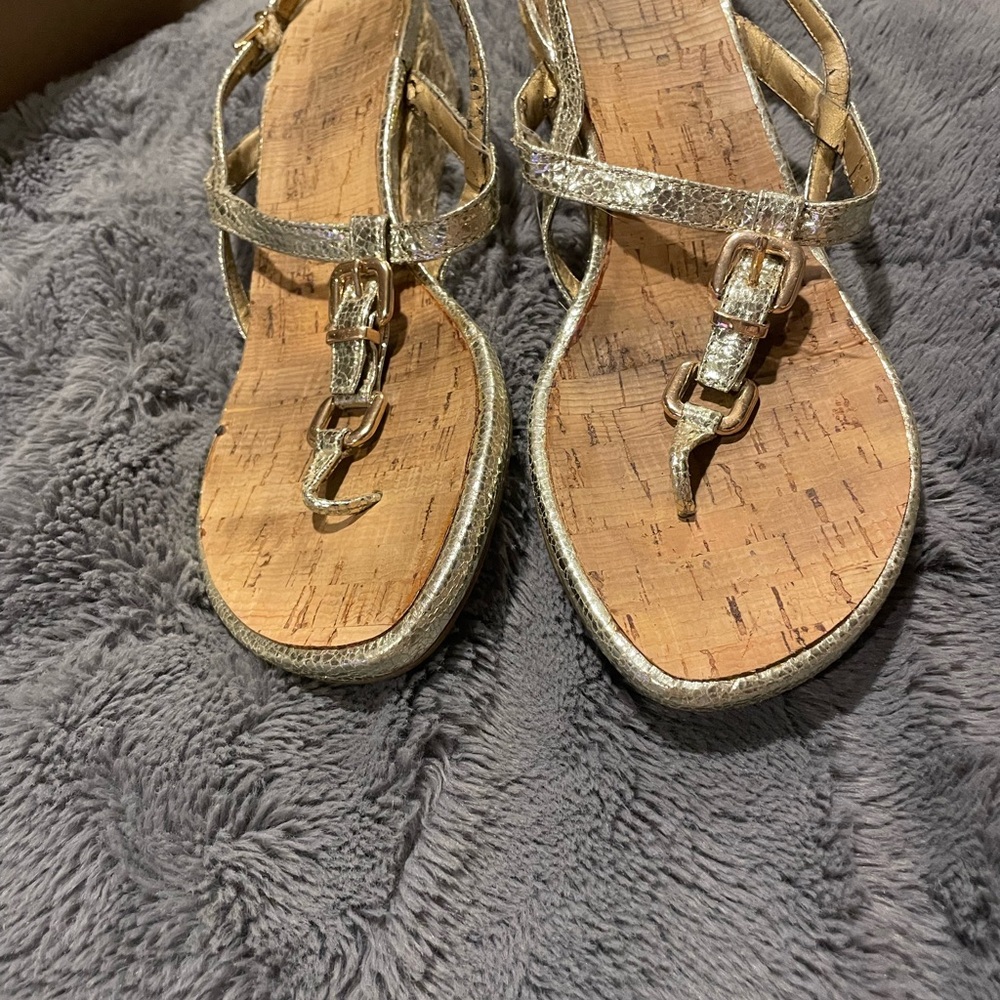 Chic Silver Strappy Sandals